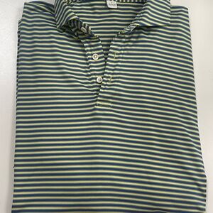 Striped Blue and Yellow Men's Shirt
